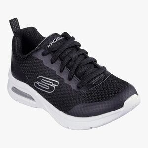 NWT Skechers Unisex Boys Girls Microspec Max Kaptix Black Sneakers Tennis Shoes